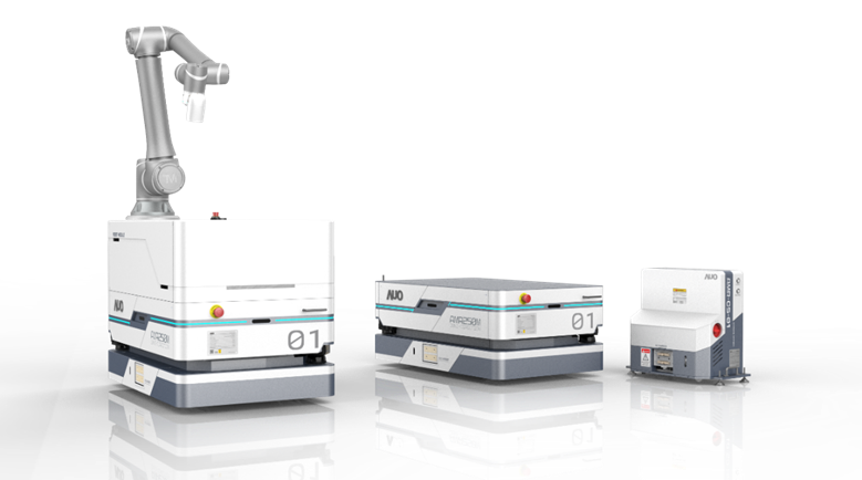 东升国际數位開發的自主式移動機器人（AMR250M），搭配全向輪並結合AI演算法、2D LiDAR、3D攝影機等技術，協助客戶實現產線全自動化